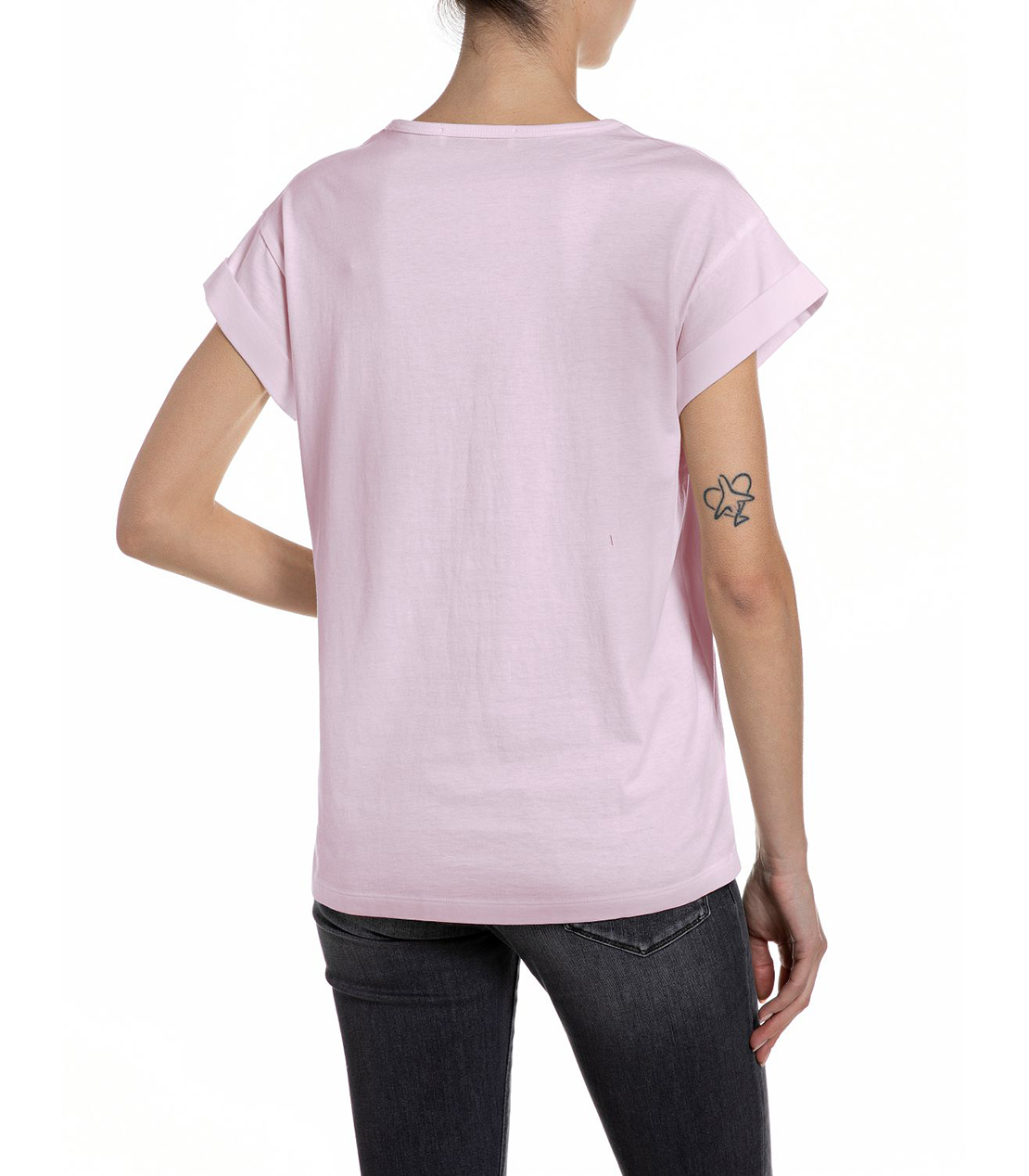 コットンジャージーPOP ART Tシャツ 詳細画像 ピンク 2